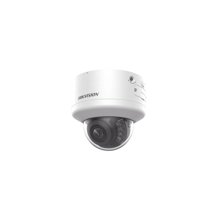 Domo IP 4 Megapixel / Lente Mot. 2.7 a 13.5 mm / Dual Light (40 mts IR + 40 mts Luz Blanca  / Exterior IP66 / IK10  /