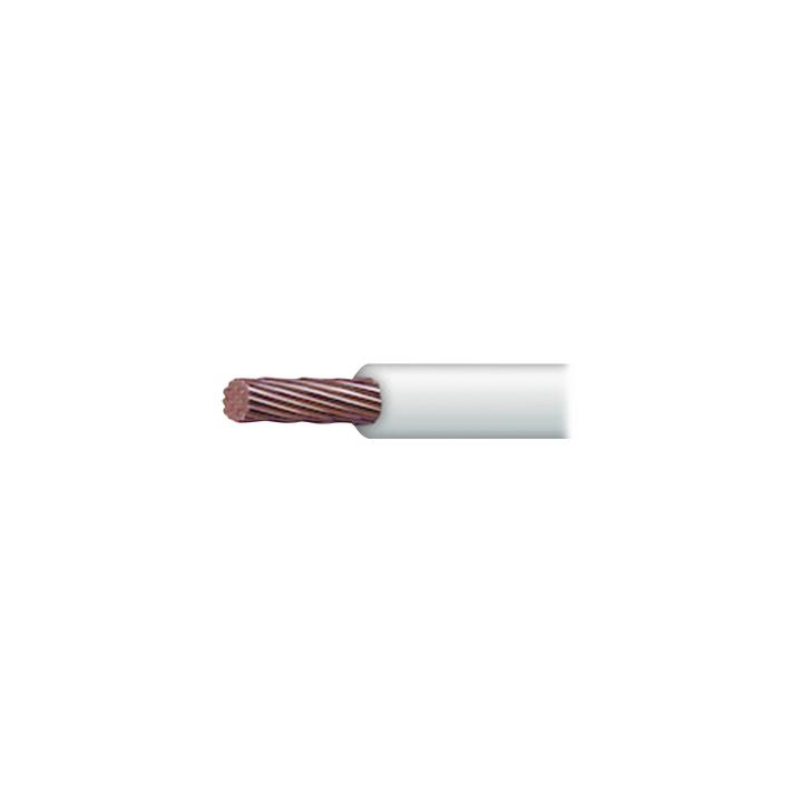 Cable Eléctrico de Cobre Recubierto THW-LS Calibre 12 AWG 19 Hilos Color Blanco (100 Metros) (328.08 Pies)