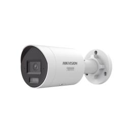[Dual Light + ColorVu 3.0 + HikAI] Bala IP 8 Megapixel / Lente 2.8 mm / 40 mts IR + Luz Blanca / 2 Microfonos