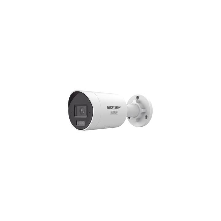 [Dual Light + ColorVu 3.0 + HikAI] Bala IP 8 Megapixel / Lente 2.8 mm / 40 mts IR + Luz Blanca / 2 Microfonos