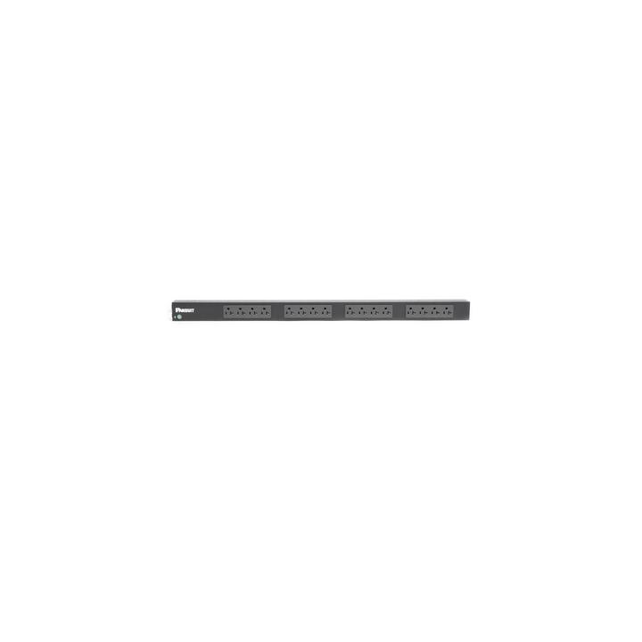 PDU Básico para Distribución de Energía, Enchufe de Entrada NEMA 5-20P, Con 16 Contactos NEMA 5-20R, de Instalación
