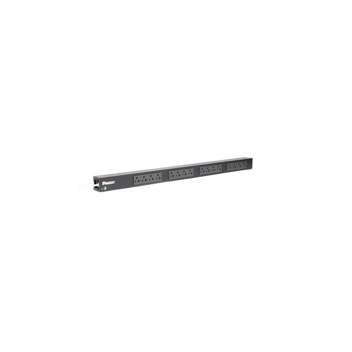 PDU Básico para Distribución de Energía, Enchufe de Entrada NEMA 5-20P, Con 16 Contactos NEMA 5-20R, de Instalación
