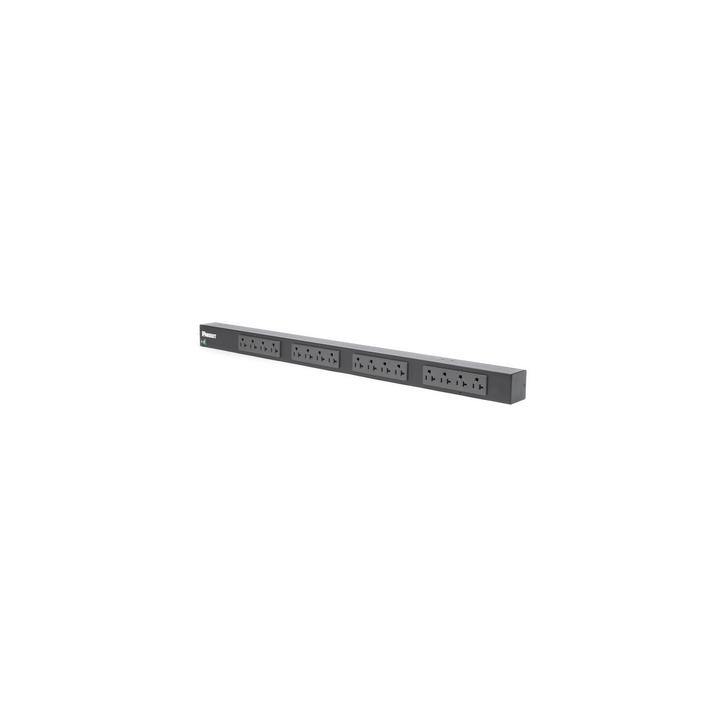 PDU Básico para Distribución de Energía, Enchufe de Entrada NEMA 5-20P, Con 16 Contactos NEMA 5-20R, de Instalación