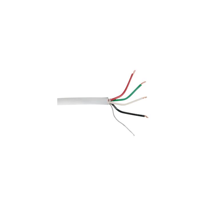 Caja de 305 Metros (1000 Pies) / 4 X 22 AWG / Blindado / CMR, Color Gris. Aplicaciones en Sistemas de Audio, Alarmas y