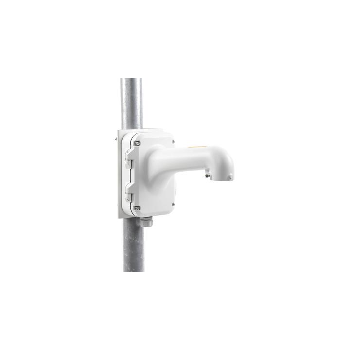 Montaje de Poste para Domos Hikvision / Color Blanco / Uso en Exterior