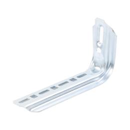 Ménsula omega tipo L inteligente, 210mm de ancho, con acabado Electro Zinc