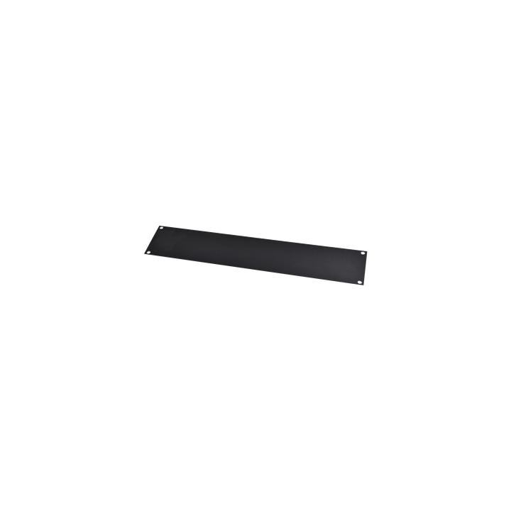 Tapa Ciega para Rack de 19in,  de 2UR, Color Negro