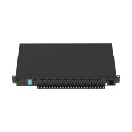 PDU Monitoreable (MI) para Distribución de Energía, Enchufe de Entrada NEMA 5-15P, Con 8 Salidas 5-20R, Horizontal