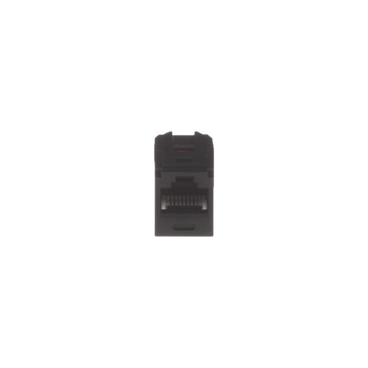 Módulo Acoplador RJ45 a RJ45, Mini-Com, Categoría 6, Color Negro