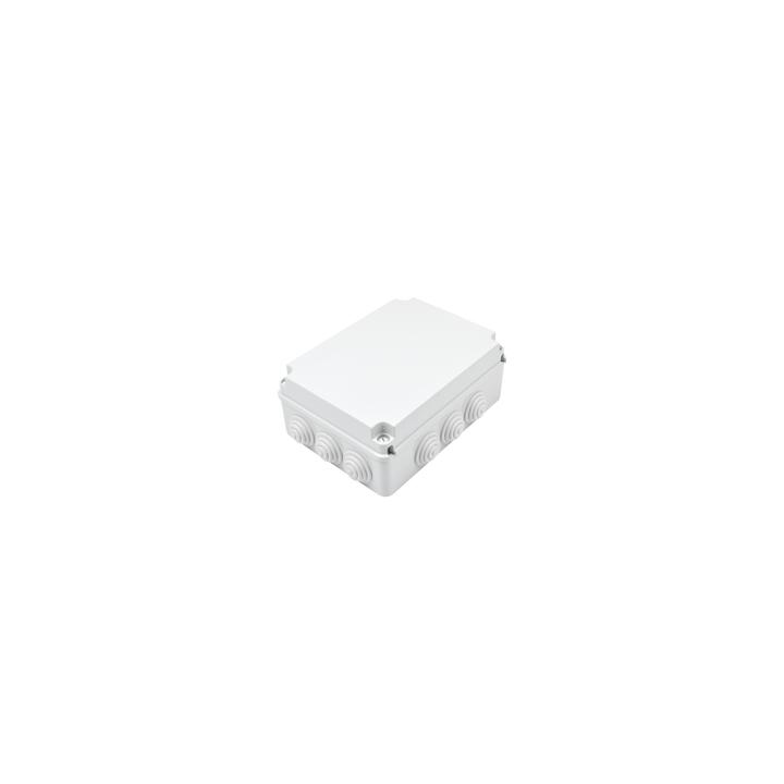 Caja Estanca de PVC Para Derivación y Conexión, 12 Entradas, Tapa Atornillada, 300x220x120 mm  (Área interna), Uso