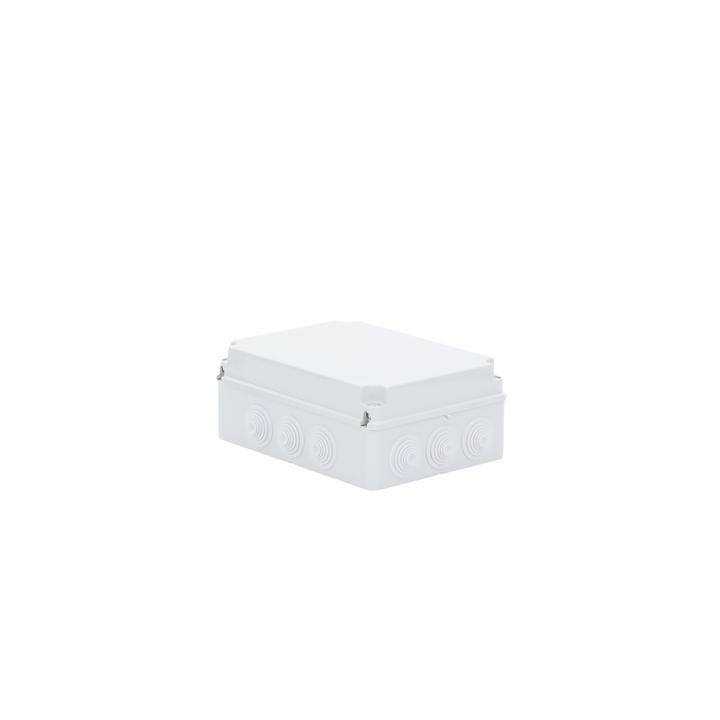 Caja Estanca de PVC Para Derivación y Conexión, 12 Entradas, Tapa Atornillada, 300x220x120 mm  (Área interna), Uso