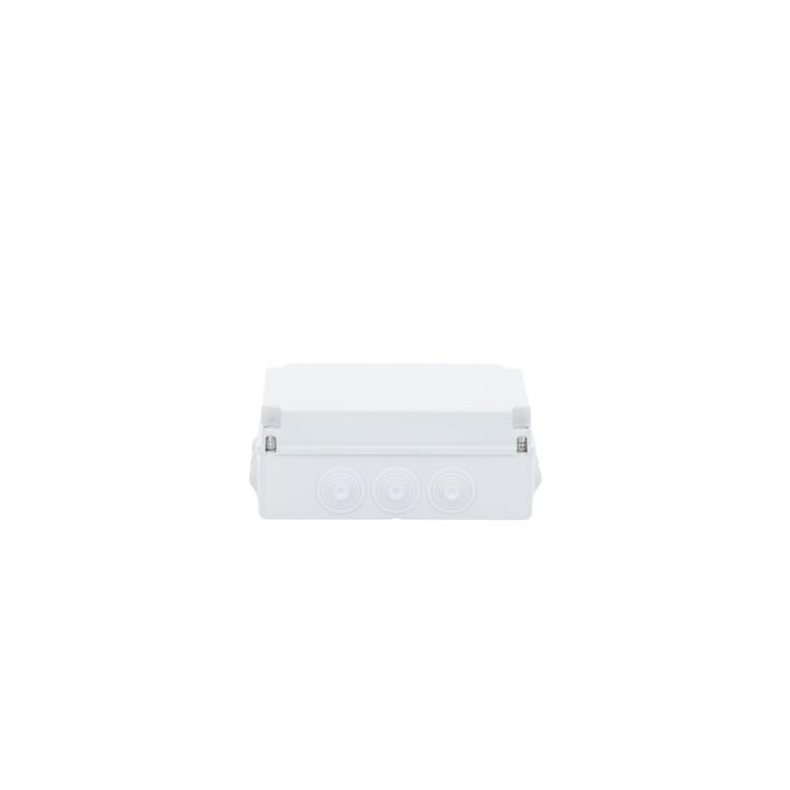Caja Estanca de PVC Para Derivación y Conexión, 12 Entradas, Tapa Atornillada, 300x220x120 mm  (Área interna), Uso