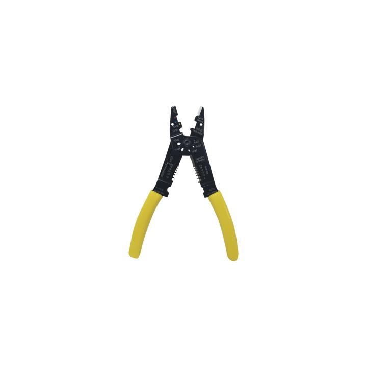 Pinza Cortacables / Pelacables 10 a 22 AWG con Plegador de Conectores.