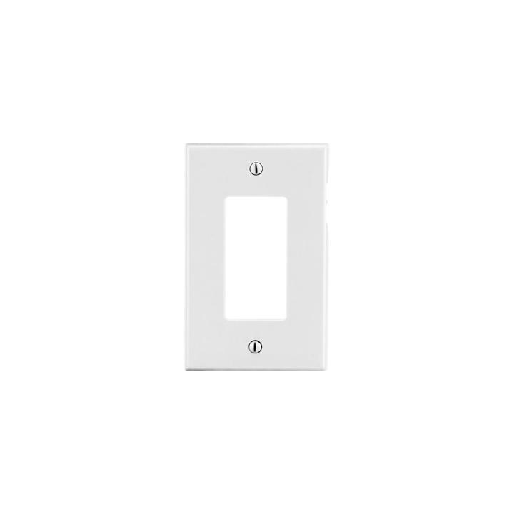 Tapa para Contacto Rectangular Color Blanco.