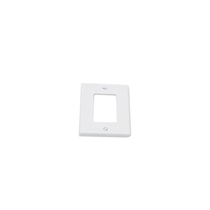 Tapa para Contacto Rectangular Color Blanco.