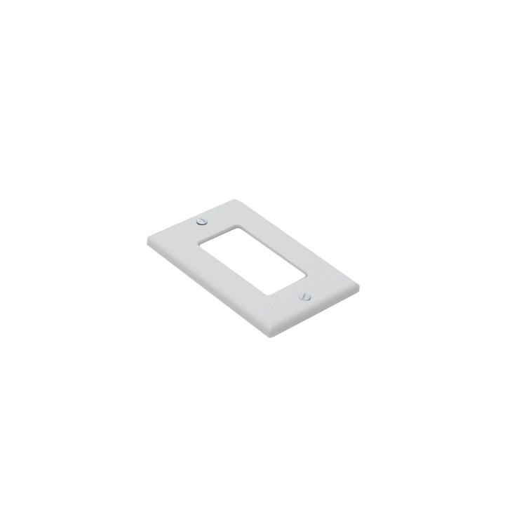 Tapa para Contacto Rectangular Color Blanco.