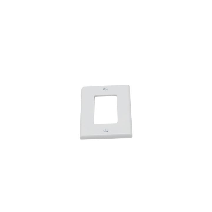Tapa para Contacto Rectangular Color Blanco.
