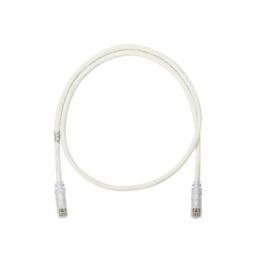 Cable de Parcheo UTP Categoría 6, con Plug Modular en Cada Extremo - 1 Metro (3.28 Pies) - Blanco Mate