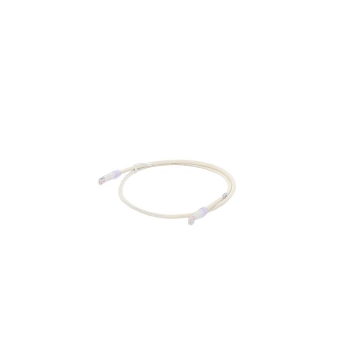 Cable de Parcheo UTP Categoría 6, con Plug Modular en Cada Extremo - 1 Metro (3.28 Pies) - Blanco Mate