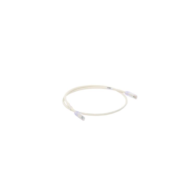 Cable de Parcheo UTP Categoría 6, con Plug Modular en Cada Extremo - 1 Metro (3.28 Pies) - Blanco Mate