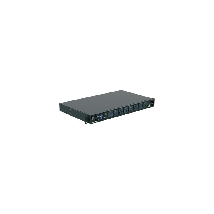 PDU Switchable y Monitoreable por Toma (MS) para Distribución de Energía, Enchufe de Entrada NEMA 5-15P, Con 8