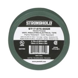 Cinta Eléctrica STRONGHOLD para Aislar, de PVC, Uso General Reparación y Mantenimiento, Grosor de 0.18mm (7 mil),