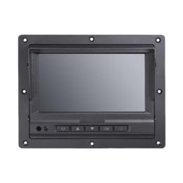 Monitor Táctil (Touch) y Botones de 7" LCD /  Compatible con DVR Móvil HIKVISION / Conector Tipo Aviación