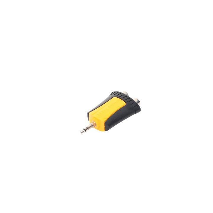 Conector Estéreo | 3.5 mm - 2 x conector Hembra RCA | Adaptador de Carcasa de Plástico