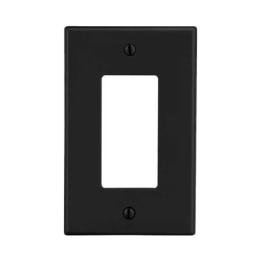 Tapa para Contacto Dúplex Color Negro.