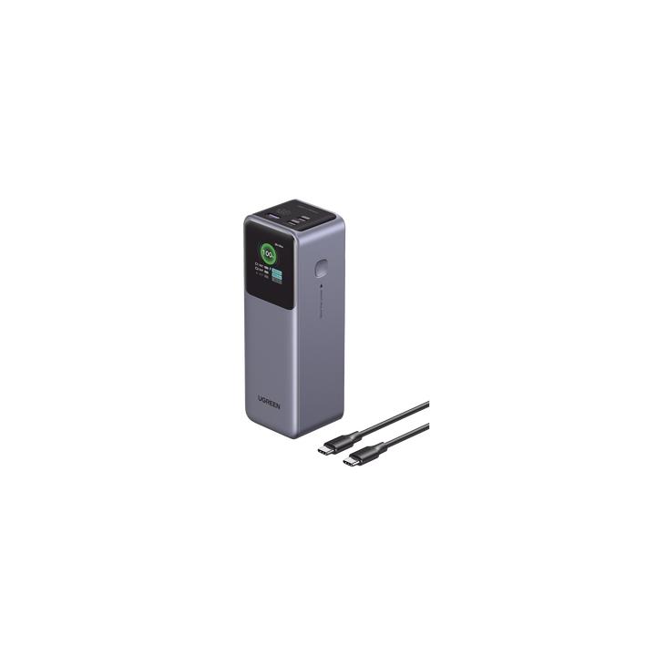 Power Bank de 25000mAh | 3 Salidas 200W Max. | USB-A + 2 USB-C | PD 3.0, QC3.0 | FCP | SCP | Pantalla Inteligente |