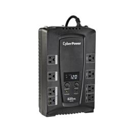 UPS de 825 VA/450 W, Topología Línea Interactiva, Entrada 120 Vca NEMA 5-15P, Tipo Gabinete Compacto, Con 8 Tomas