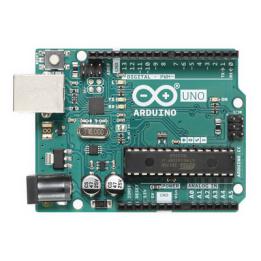 Placa de Desarrollo Arduino UNO R3 / Microcontrolador ATmega328P / 14 Pines Digitales / 6 Entradas Analógicas / USB-B