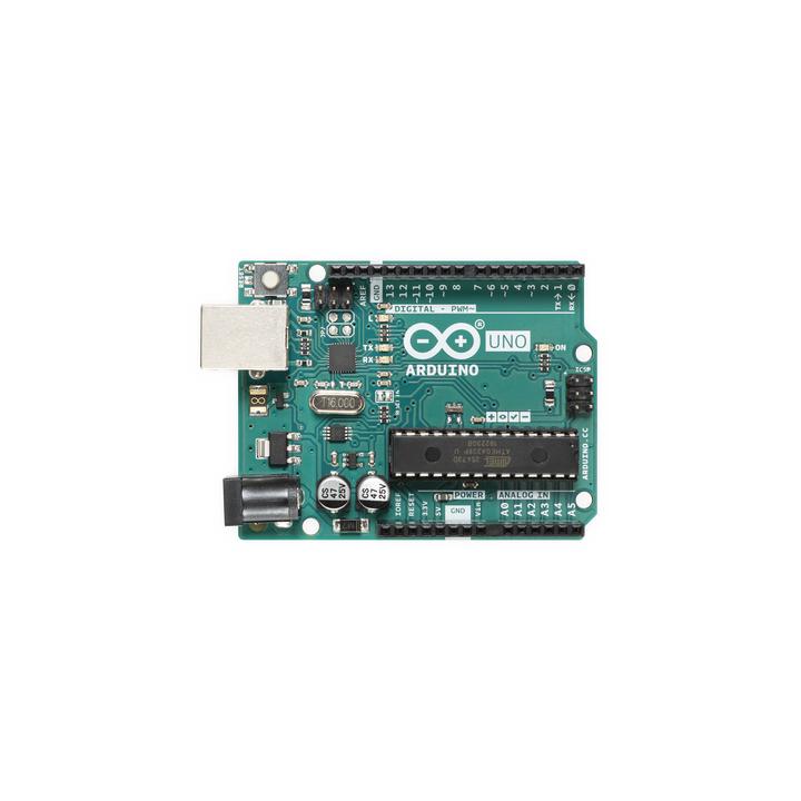 Placa de Desarrollo Arduino UNO R3 / Microcontrolador ATmega328P / 14 Pines Digitales / 6 Entradas Analógicas / USB-B