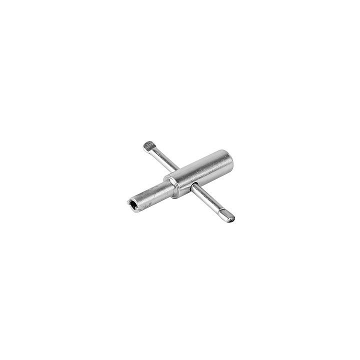 Llave de tubo para desatornillar opresores de radios portátiles digitales KENWOOD.