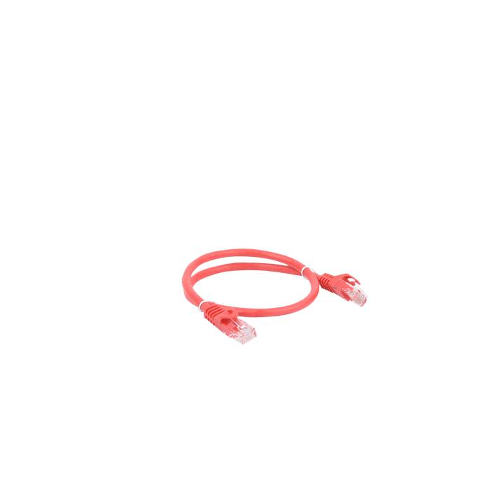 Cable de Parcheo UTP Cat6 - 0.5 Metros (1.64 Pies) - Rojo