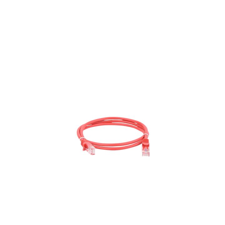 Cable de Parcheo UTP Cat6 - 0.5 Metros (1.64 Pies) - Rojo