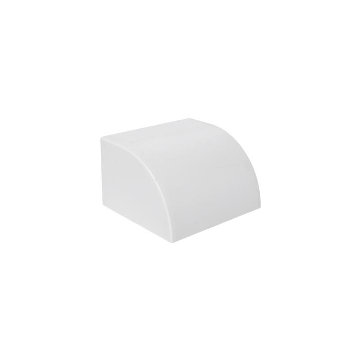 Tapa Final en Color Blanco de PVC Auto Extinguible, Para Canaleta TMK-4577 (5560-02001)