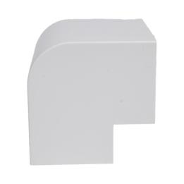 Esquinero Exterior Color Blanco de PVC Auto Axtinguible, Para Canaleta TMK-4577 (5510-02001)