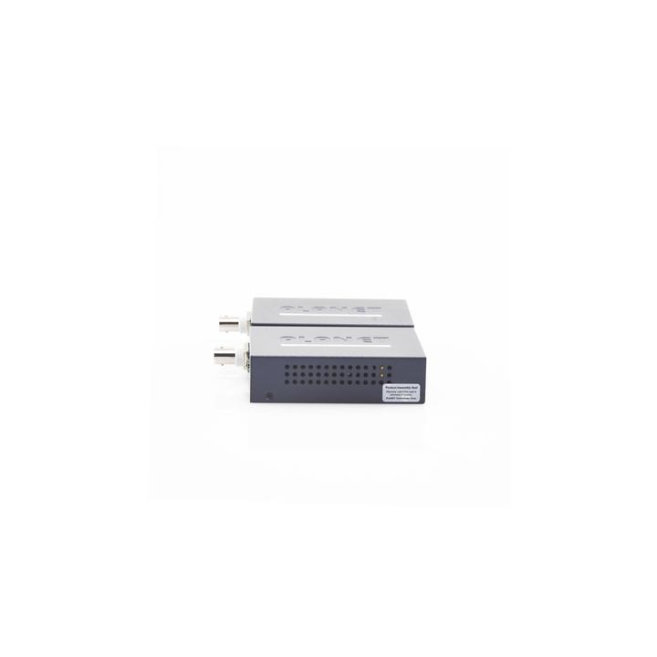 Kit Transmisor y Receptor PoE de Largo Alcance Sobre Coaxial Hasta 1 km