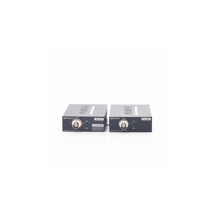 Kit Transmisor y Receptor PoE de Largo Alcance Sobre Coaxial Hasta 1 km