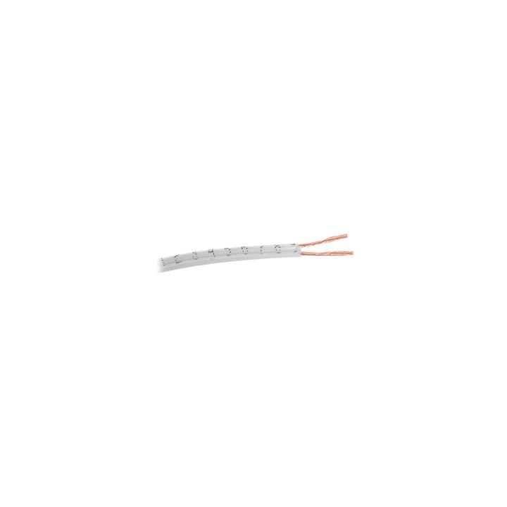 Cable 2 x 18 AWG / Tipo POT / 100 Metros (328.08 Pies) / NOM-063-SCFI / Color Blanco / Aplicaciones en
