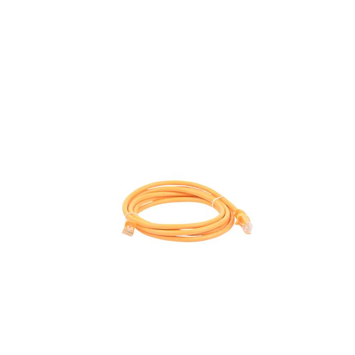 Cable de Parcheo UTP Cat6 - 2 Metros (6.56 Pies) - Amarillo