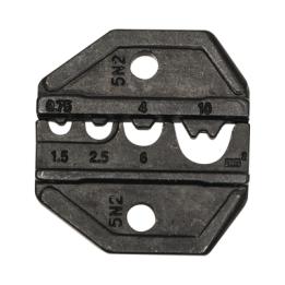 Matriz Ponchadora para Terminales sin Aislamiento, 8-18 AWG. Compatible con Pinza Ponchadora VDV200-010.