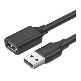Cable Extensor USB 2.0 A a A | 1 metro | Macho-Hembra | Ultra Durabilidad | Núcleo de Cobre Estañado 28/22 AWG |