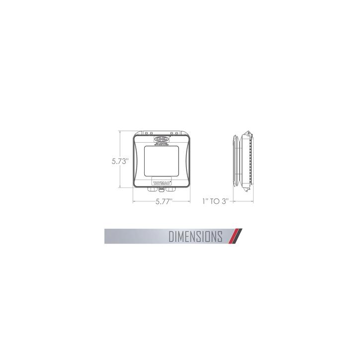 Cubierta Impermeable/ 2 Unidades/ Vertical/ Servicio Pesado/ Expandible/ Color Gris.