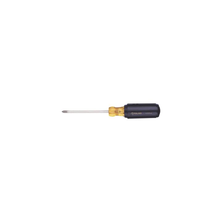 Desarmadores Punta Phillips #2 con Barra Redonda (4" x 8-5/16").