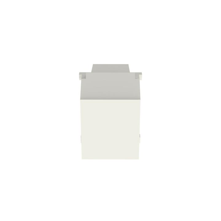 Módulo de Tapa Ciega (Inserto Ciego), Tipo Keystone, Color Blanco Mate, 1 Pieza