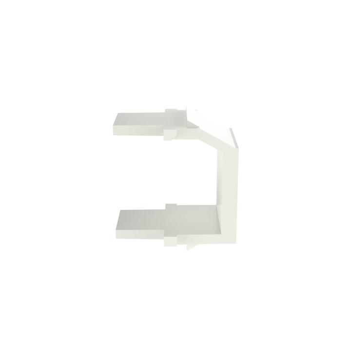 Módulo de Tapa Ciega (Inserto Ciego), Tipo Keystone, Color Blanco Mate, 1 Pieza