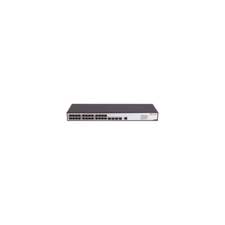 Switch Gigabit  / Administrable / 24 Puertos RJ45 GE  / 4 Puertos SFP 10G  / Soporta IGMP