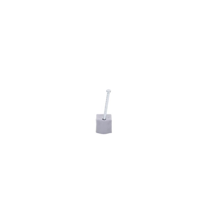 Grapa para cable redondo de 10mm color gris (100pzs) (3104-00100)